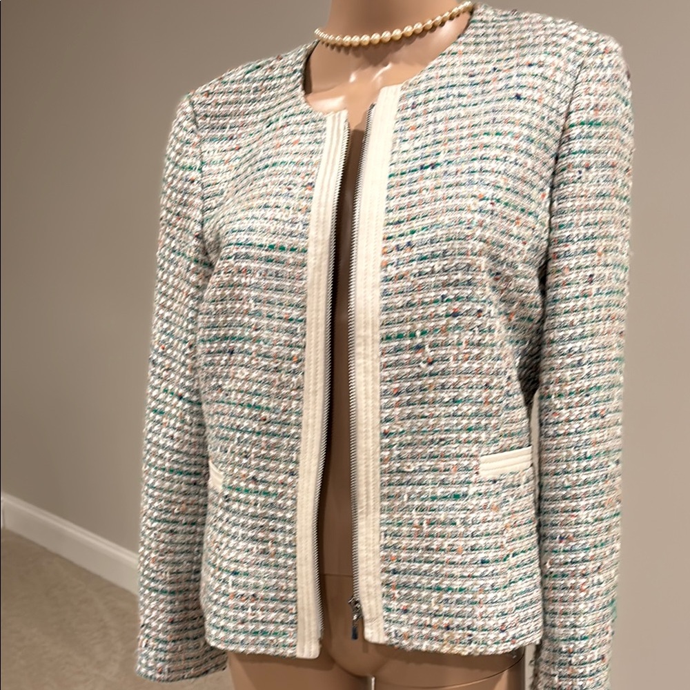 Tahari Fabulous for Easter! Tweed Women's Jacket in the new shorter length